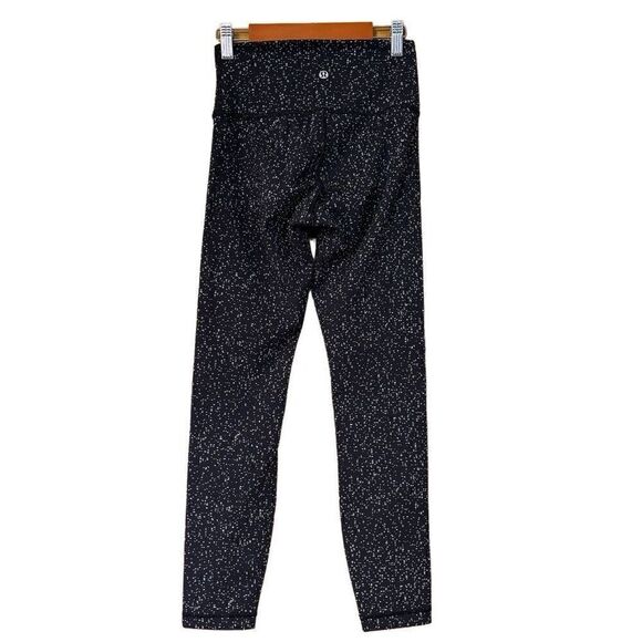 Lululemon Wunder Under High-Rise 7/8 Tight Magnetized Jacquard Black White size - Picture 2 of 15